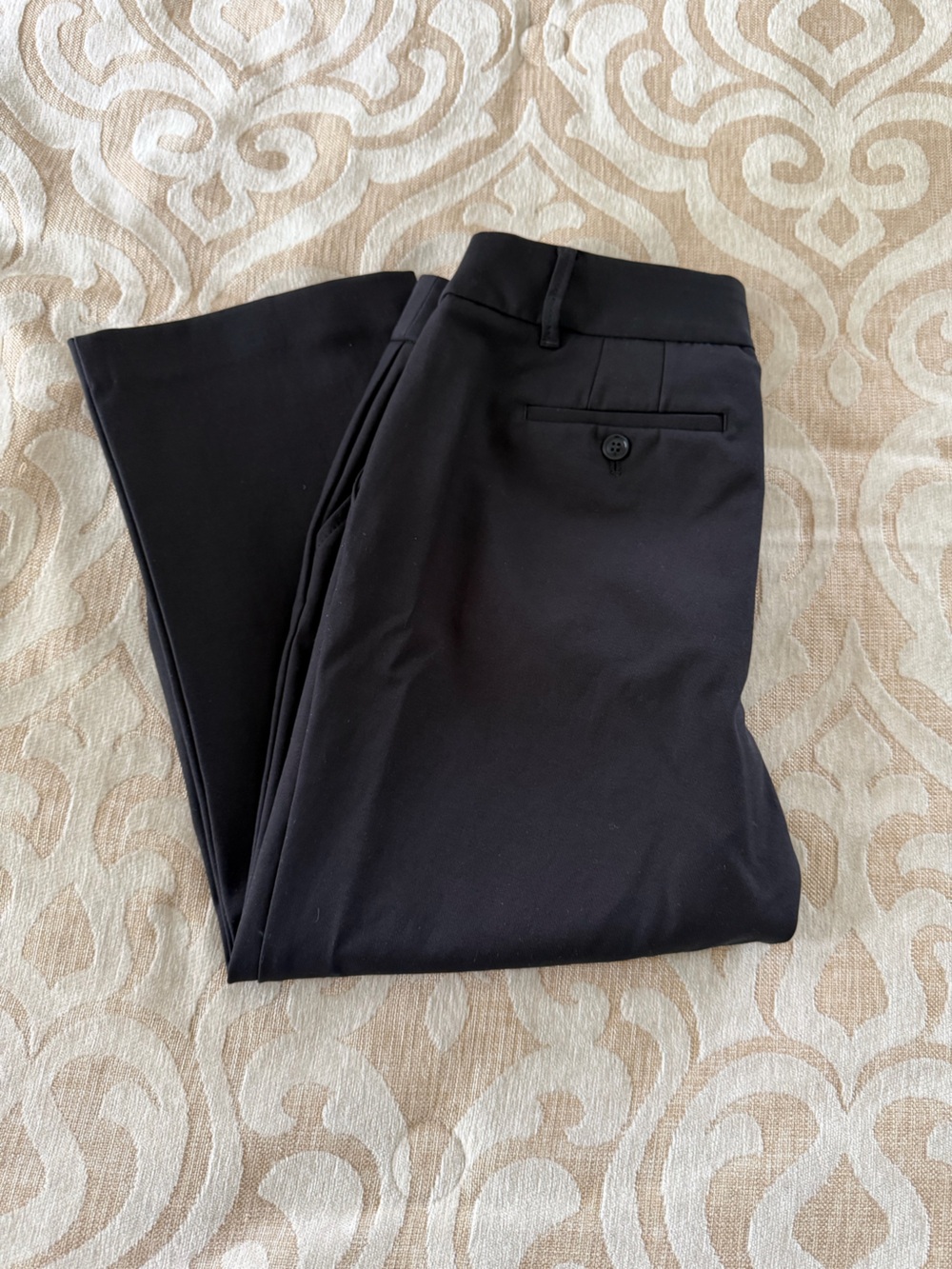 Talbots Petites 8P Black Buttery Soft Stretch Cropped Ankle Pants - Picture 15 of 15